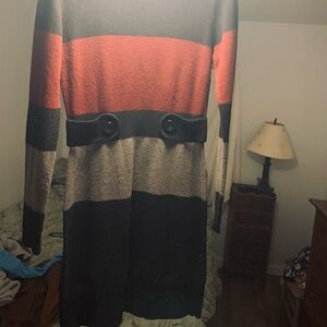 BCX Black Ribbed Knit Dress